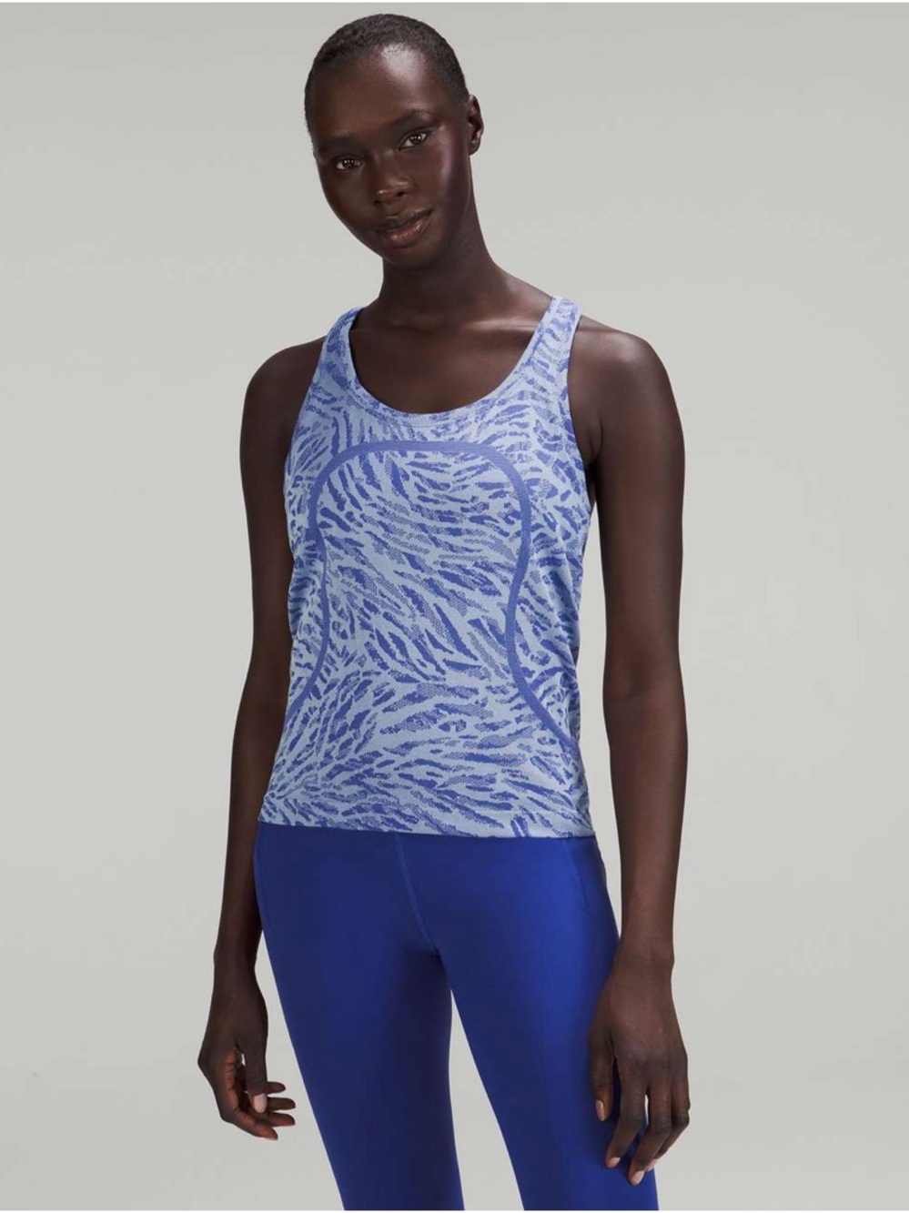 Lululemon Swiftly Tech Racerback Tank Top 2.0 Race Length Primal Clash Psychic